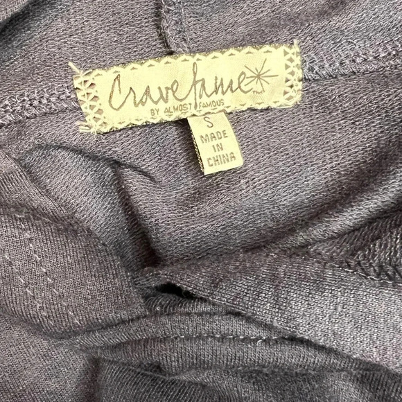 Crave Fame By Almost Famous Juniors Embroidered Hoodie Size S - Picture 4 of 13
